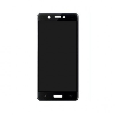 LCD with Touch Screen for Nokia 4 White