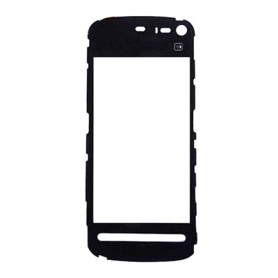 Replacement Front Glass For Nokia 5802 Xpress Music Black By - Maxbhi.com