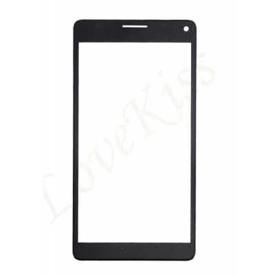 Replacement Front Glass For Nokia N950 Black By - Maxbhi.com