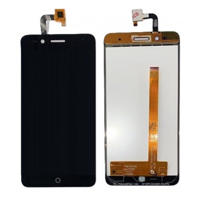 Lcd With Touch Screen For Micromax Canvas Fire 6 White By - Maxbhi Com