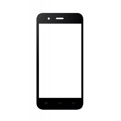 Replacement Front Glass For Micromax Bolt Q346 Black By - Maxbhi.com