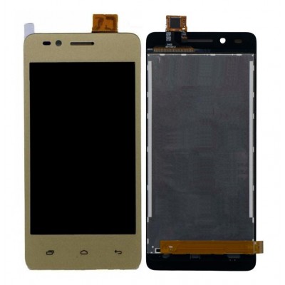 Lcd With Touch Screen For Micromax Bharat 2 Plus Gold By - Maxbhi Com