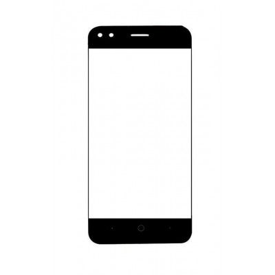 Replacement Front Glass For Micromax Bharat 3 Black By - Maxbhi.com