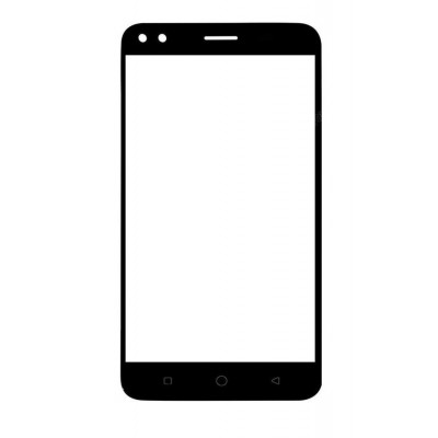 Replacement Front Glass For Micromax Canvas1 Black By - Maxbhi.com