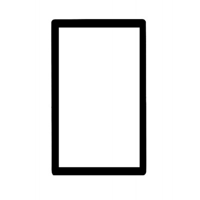 Replacement Front Glass For Micromax Funbook P280 Blue By - Maxbhi.com