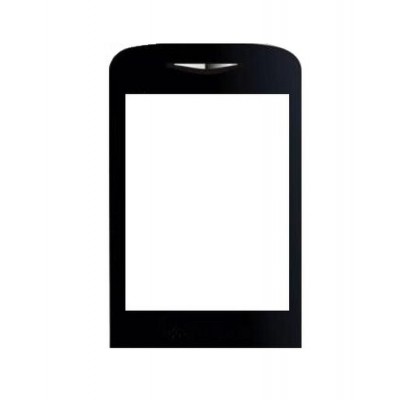 Replacement Front Glass For Micromax X78 Black By - Maxbhi.com