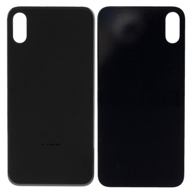 Back Panel Cover For Apple Iphone X Black - Maxbhi Com