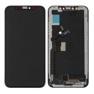 Lcd With Touch Screen For Apple Iphone X Grey By - Maxbhi Com