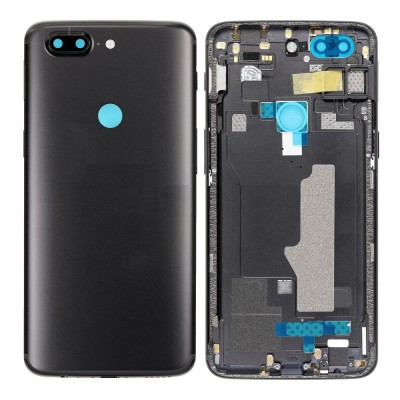 Back Panel Cover For Oneplus 5t Black - Maxbhi Com