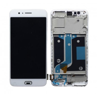 Lcd With Touch Screen For Oneplus 5 White By - Maxbhi Com