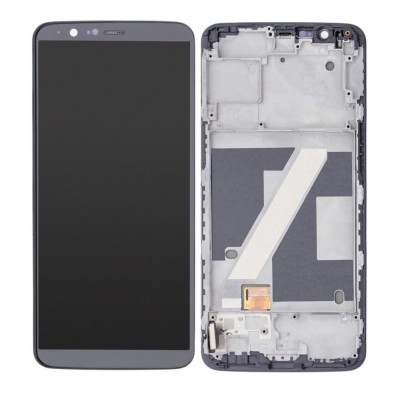 Lcd With Touch Screen For Oneplus 5t 64gb White By - Maxbhi Com