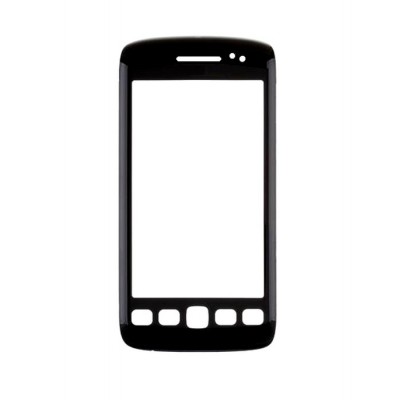Replacement Front Glass For Blackberry Torch 9850 Black By - Maxbhi.com