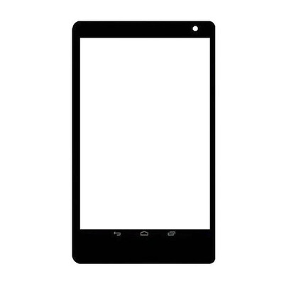 Replacement Front Glass For Lava X80 White By - Maxbhi.com
