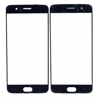 Replacement Front Glass For Oneplus 5 Black Slate By - Maxbhi Com