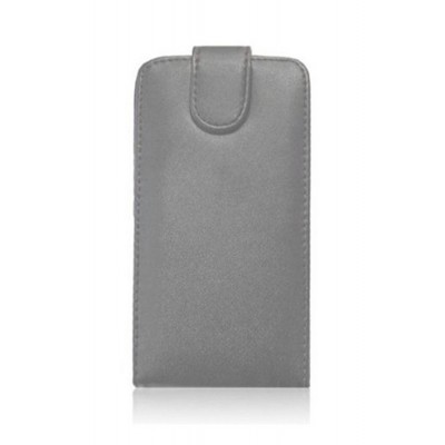 Flip Cover For Lava Metal 28 Gunmetal By - Maxbhi.com
