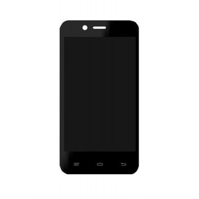 Lcd With Touch Screen For Lyf Flame 4 White By - Maxbhi.com