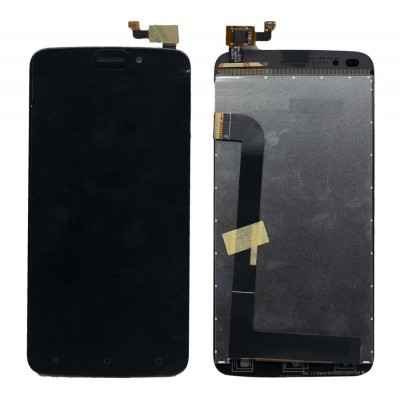 Lcd With Touch Screen For Lyf Water 9 Black By - Maxbhi Com