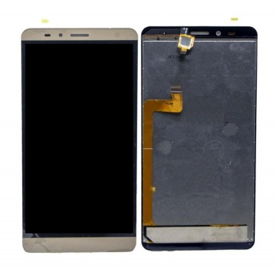 Lcd With Touch Screen For Lyf Wind 2 Black By - Maxbhi Com