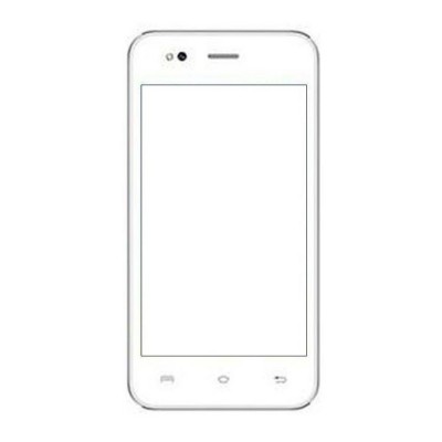 Replacement Front Glass For Lava A55 White By - Maxbhi.com