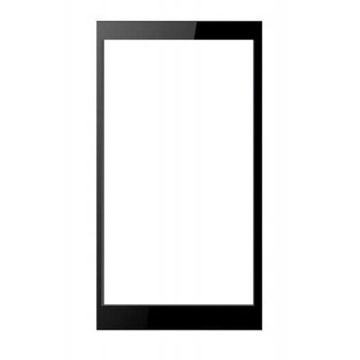 Replacement Front Glass For Lava A56 Black By - Maxbhi.com