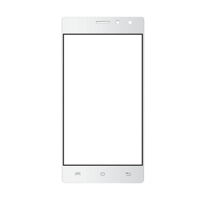 Replacement Front Glass For Lava A82 White By - Maxbhi.com
