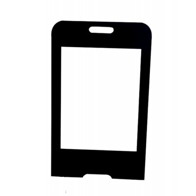 Replacement Front Glass For Lava C12 Black By - Maxbhi.com