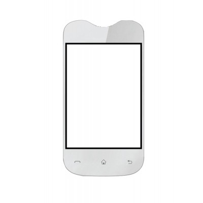 Replacement Front Glass For Lava Discover 137 White By - Maxbhi.com