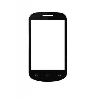 Replacement Front Glass For Lava Iris 355 Black By - Maxbhi.com