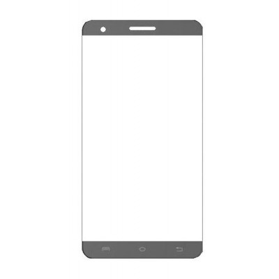 Replacement Front Glass For Lava Iris Fuel F2 Black By - Maxbhi.com