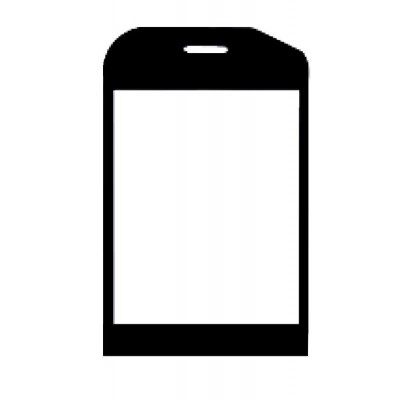 Replacement Front Glass For Lava M40 Black By - Maxbhi.com