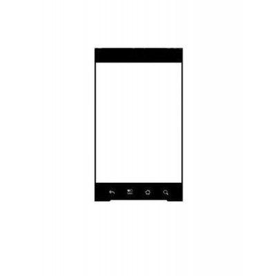 Replacement Front Glass For Lava S12 Black By - Maxbhi.com