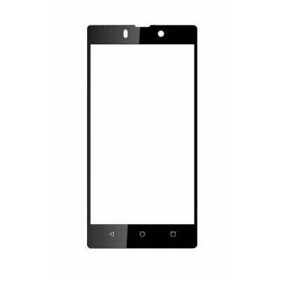 Replacement Front Glass For Lyf F8 Black By - Maxbhi.com