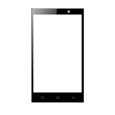 Replacement Front Glass For Lyf Flame 3 Black By - Maxbhi.com