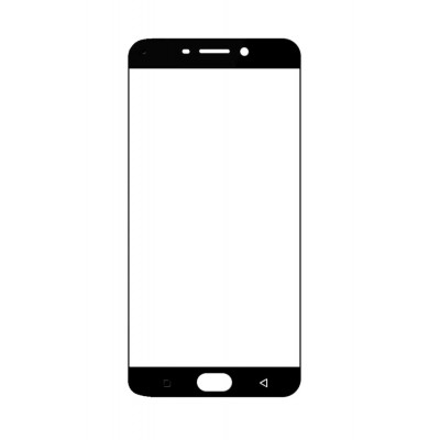 Replacement Front Glass For Oppo A59 Black By - Maxbhi.com