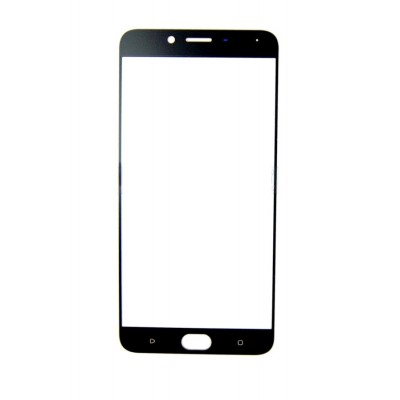 Replacement Front Glass For Oppo R9 Plus Black By - Maxbhi.com