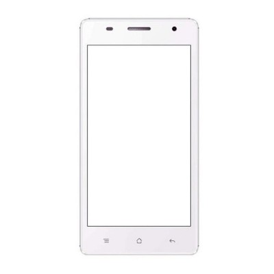 Replacement Front Glass For White Cherry Mi2 White By - Maxbhi.com