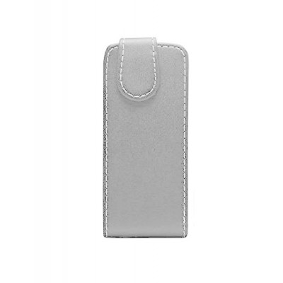 Flip Cover For Panasonic Gd50 Silver By - Maxbhi.com