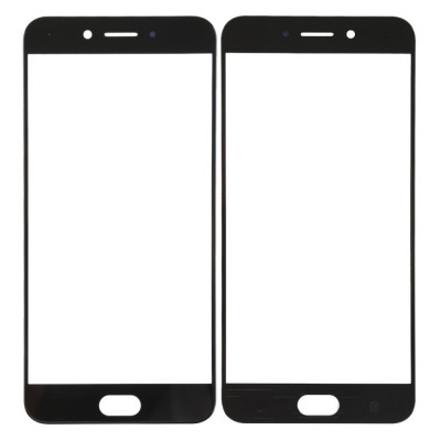 Replacement Front Glass For Oppo A77 Black By - Maxbhi Com