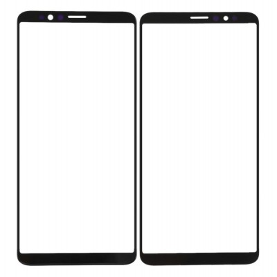 Replacement Front Glass For Oppo R11s Plus Black By - Maxbhi Com