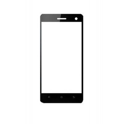 Replacement Front Glass For Oppo R819 Black By - Maxbhi.com