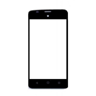 Replacement Front Glass For Panasonic T44 Lite Black By - Maxbhi.com