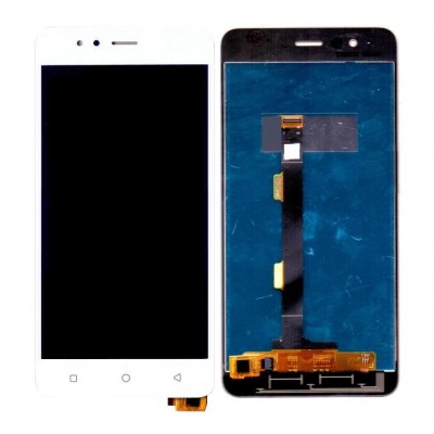 Lcd With Touch Screen For Panasonic Eluga A4 White By - Maxbhi Com