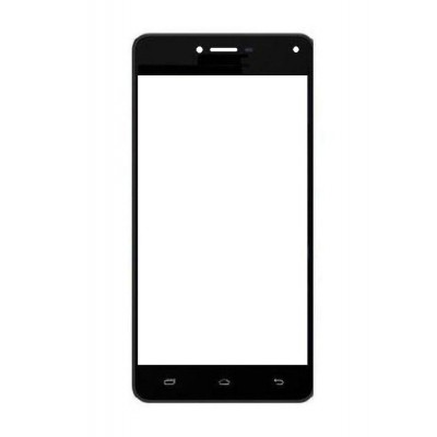 Replacement Front Glass For Panasonic Eluga Icon 2 Black By - Maxbhi.com