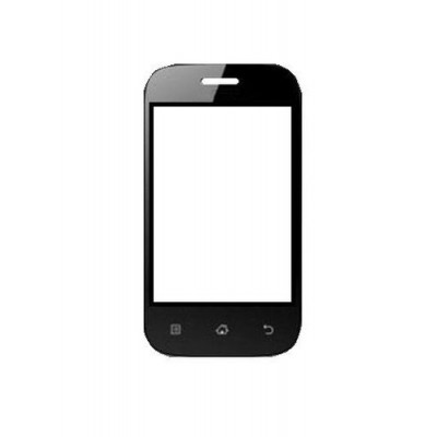 Replacement Front Glass For Lenovo A390e Black By - Maxbhi.com