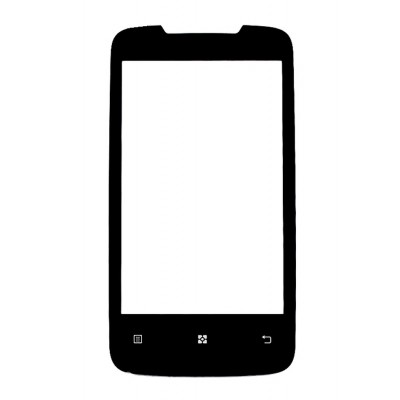 Replacement Front Glass For Lenovo A390t Black By - Maxbhi.com