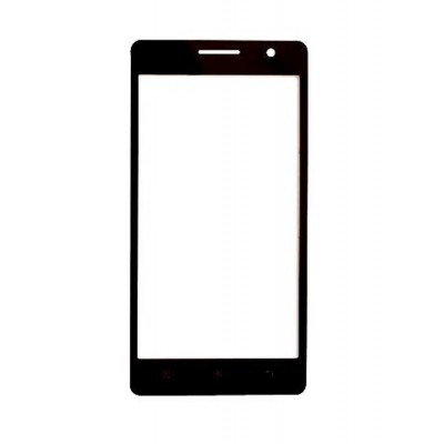 Replacement Front Glass For Lenovo A708t Black By - Maxbhi.com