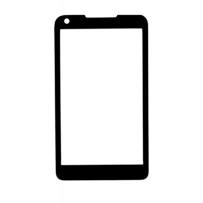 Replacement Front Glass For Lenovo Lephone S880 Black By - Maxbhi.com