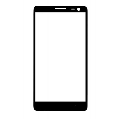 Replacement Front Glass For Lenovo S810t Black By - Maxbhi.com