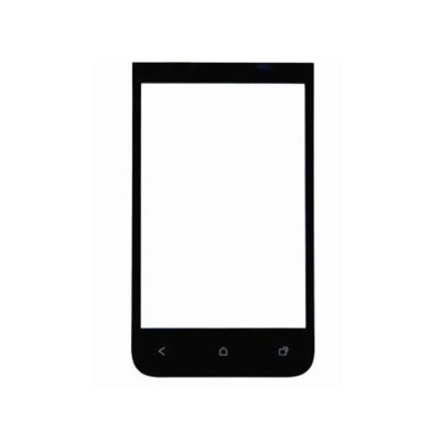 Replacement Front Glass For Htc Desire 200 Black By - Maxbhi.com