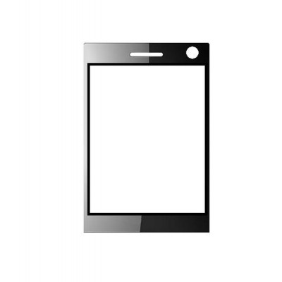 Replacement Front Glass For Htc Diamond P3490 Black By - Maxbhi.com